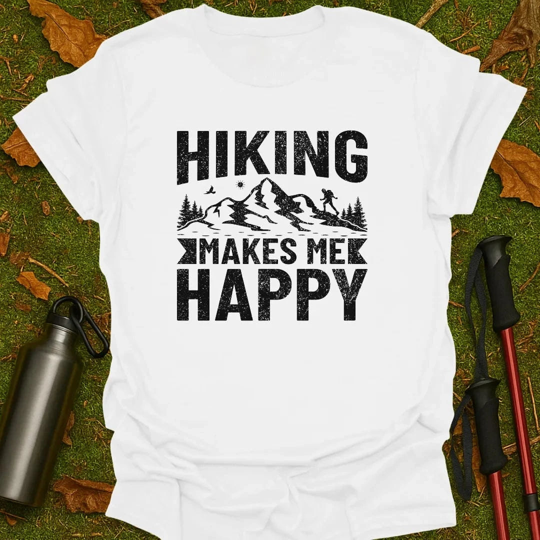 Hiking Makes Me Happy T-Shirt