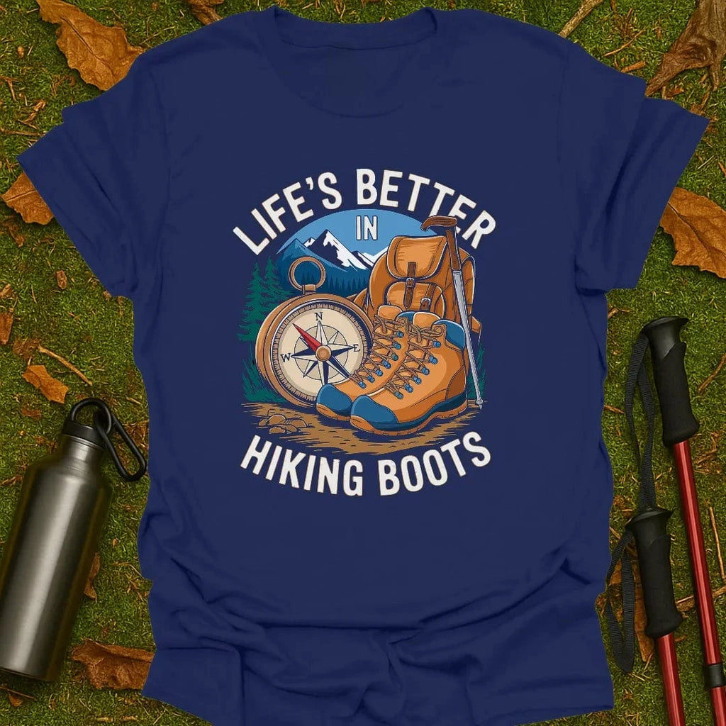 Camiseta "Mejor con botas de senderismo"