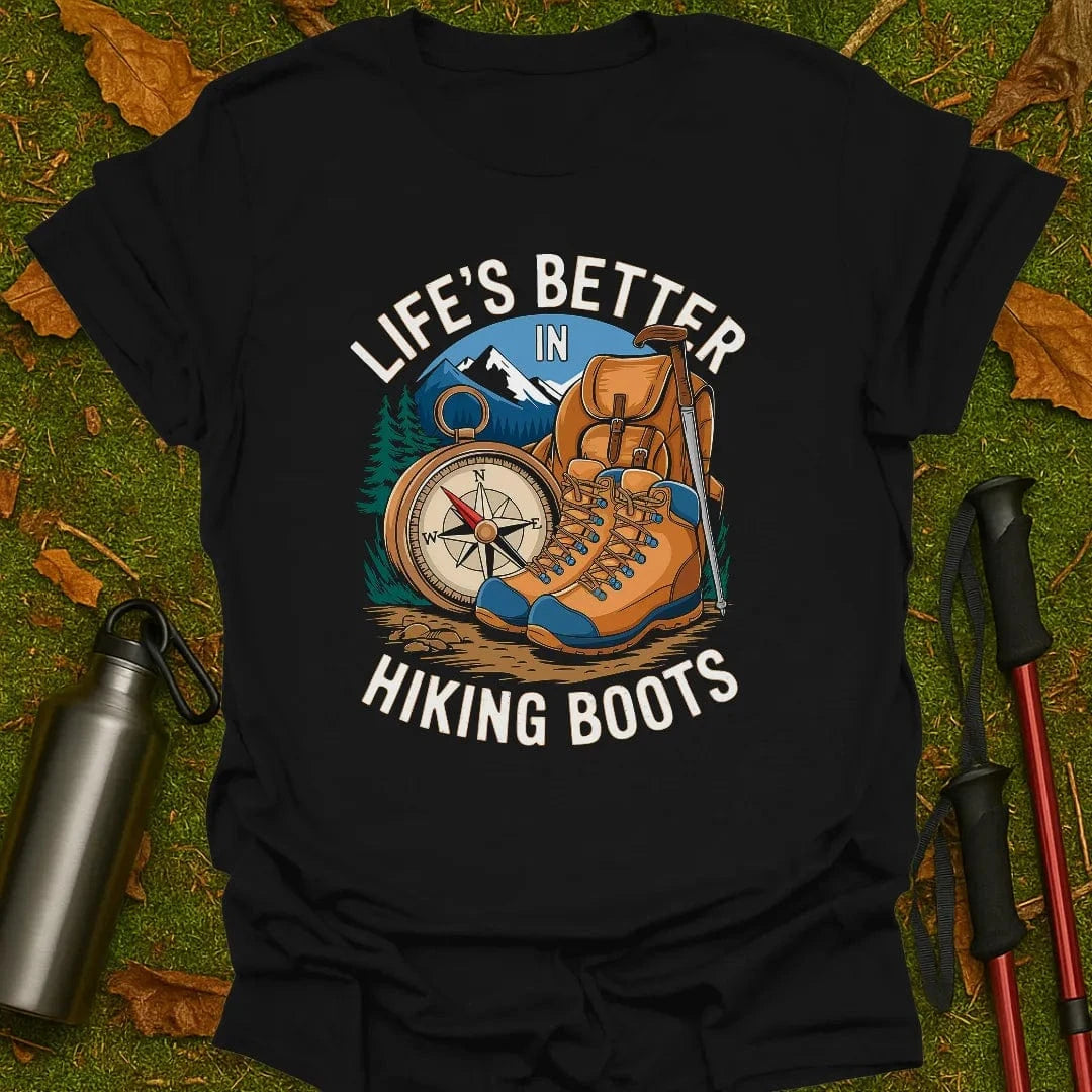 Camiseta "Mejor con botas de senderismo"