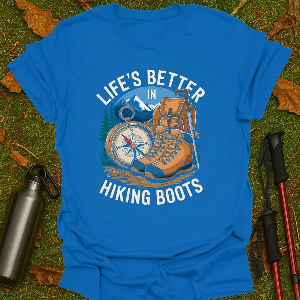 Camiseta "Mejor con botas de senderismo"