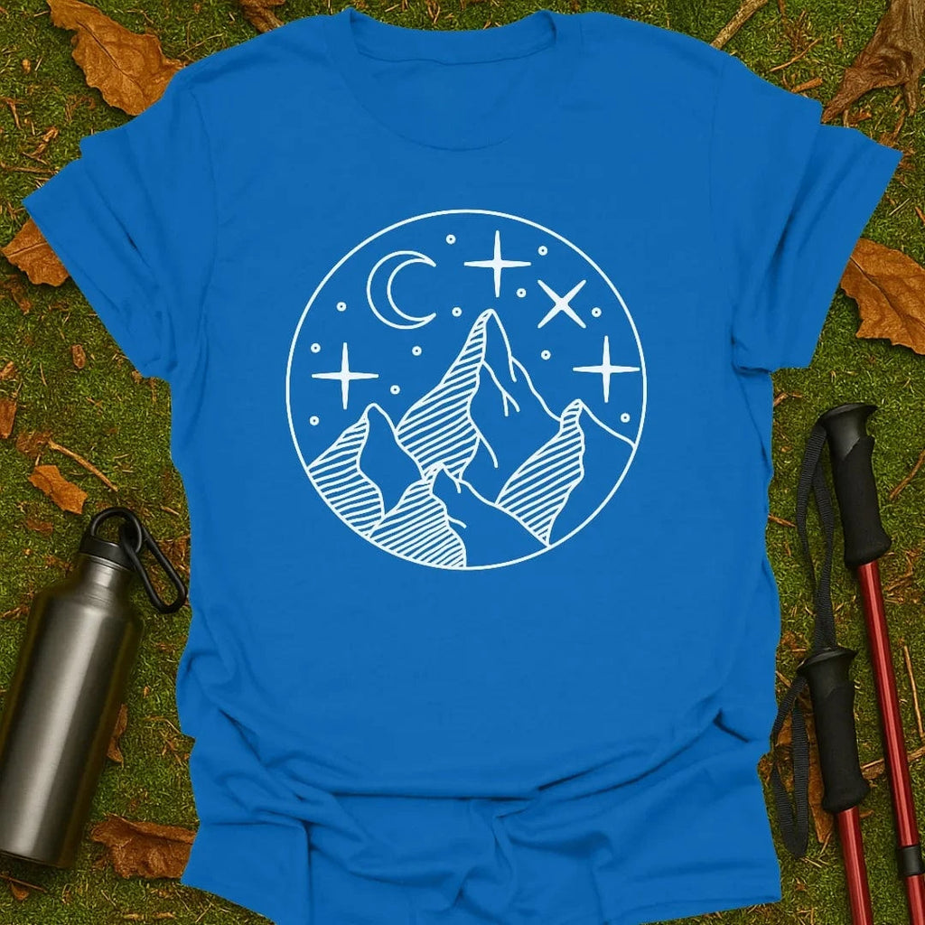 Camiseta Luna y Montañas