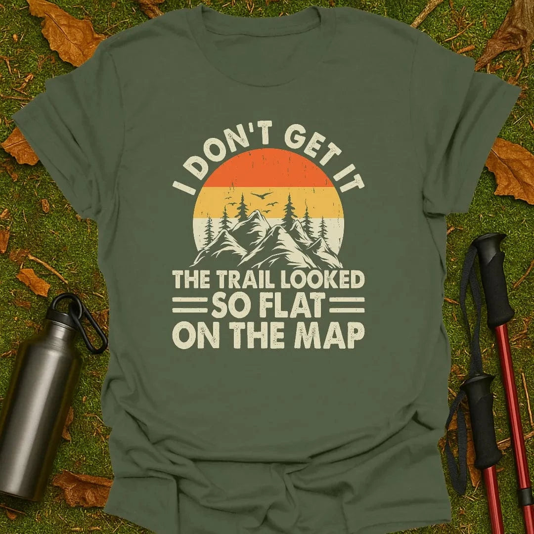 Flat On The Map T-Shirt