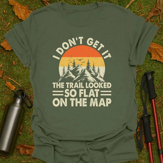 Flat On The Map T-Shirt