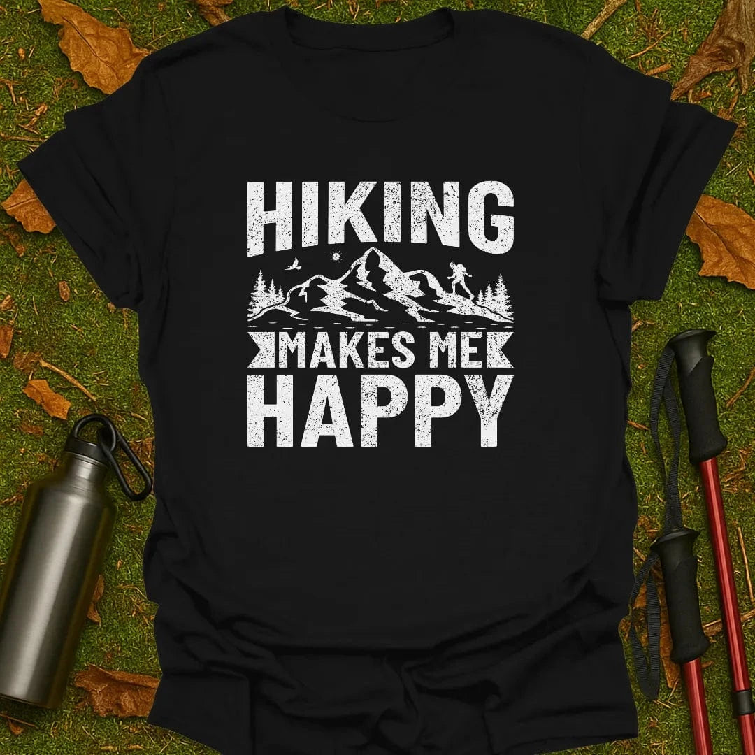 Hiking Makes Me Happy T-Shirt