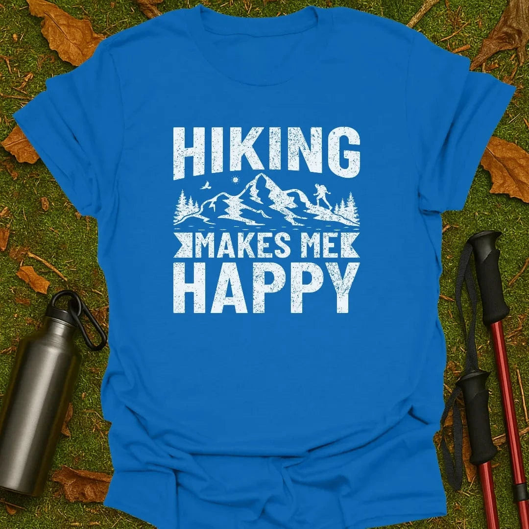 Hiking Makes Me Happy T-Shirt