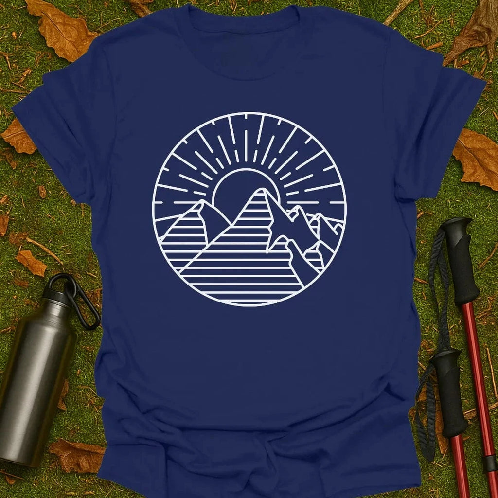 Camiseta Rayos Sobre La Cordillera