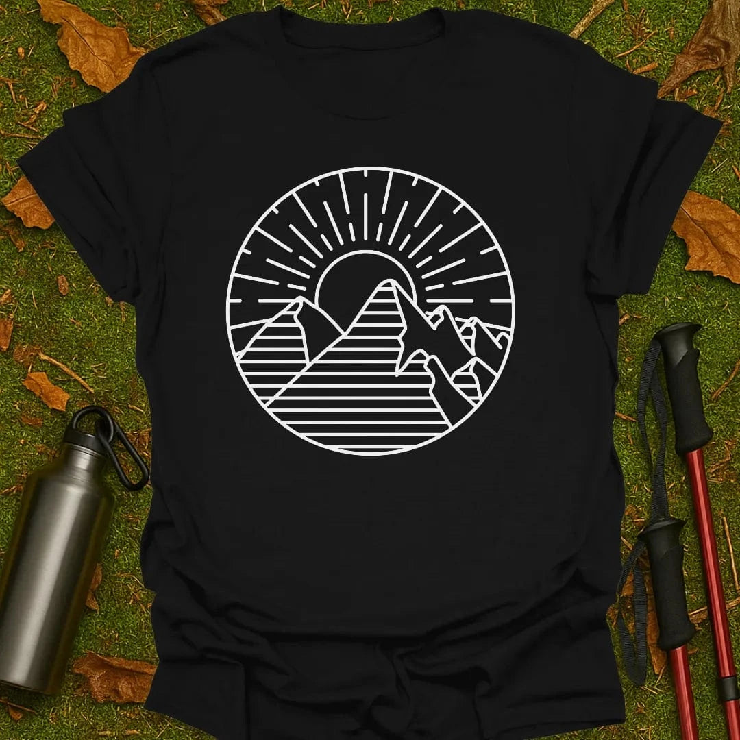 Camiseta Rayos Sobre La Cordillera