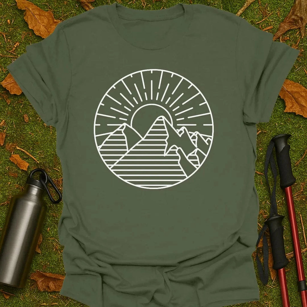 Camiseta Rayos Sobre La Cordillera