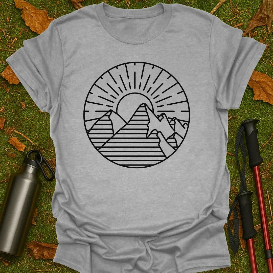 Camiseta Rayos Sobre La Cordillera
