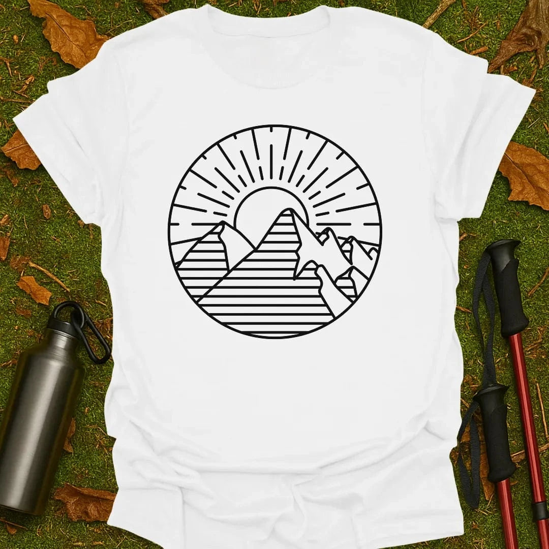 Camiseta Rayos Sobre La Cordillera