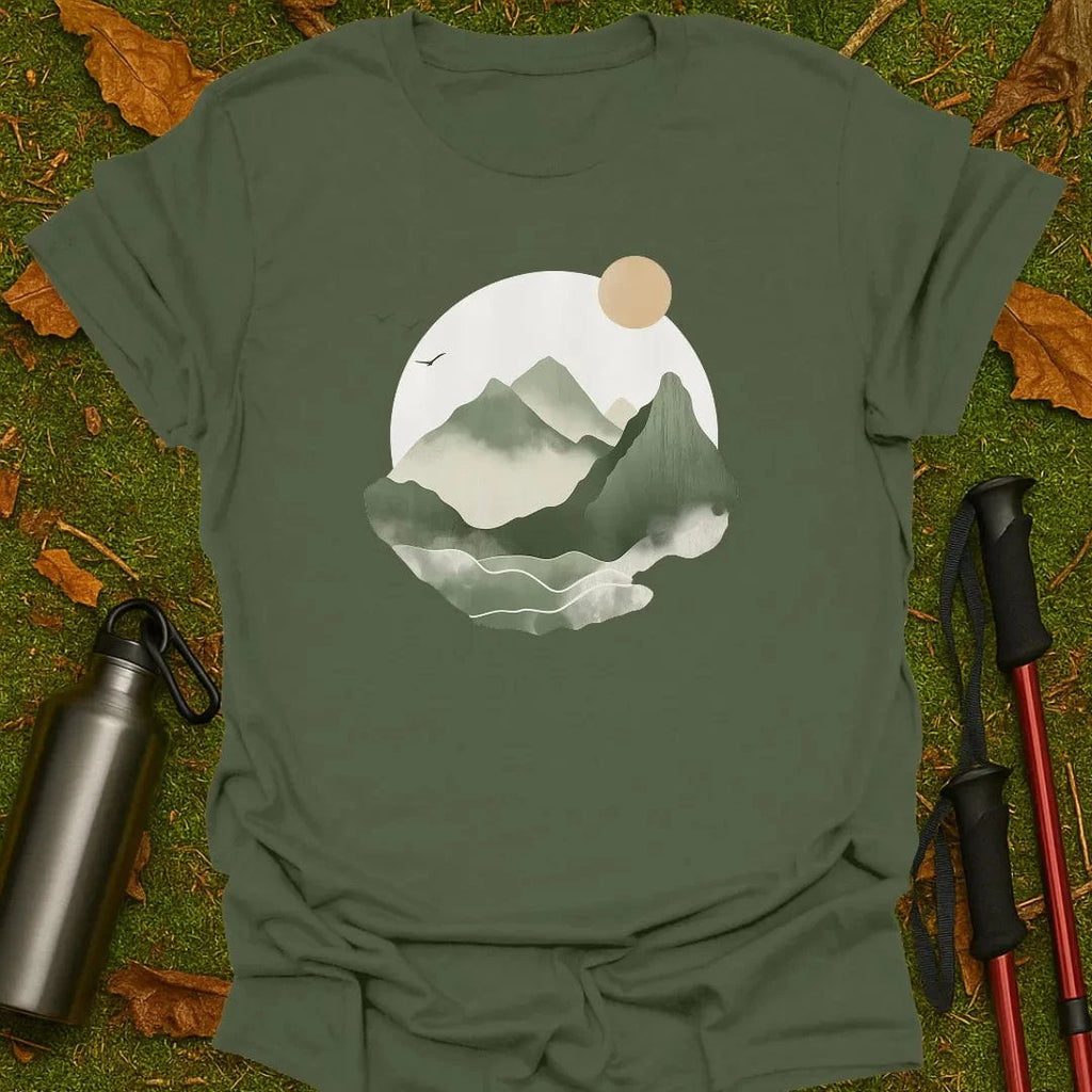 Camiseta con temática de la naturaleza
