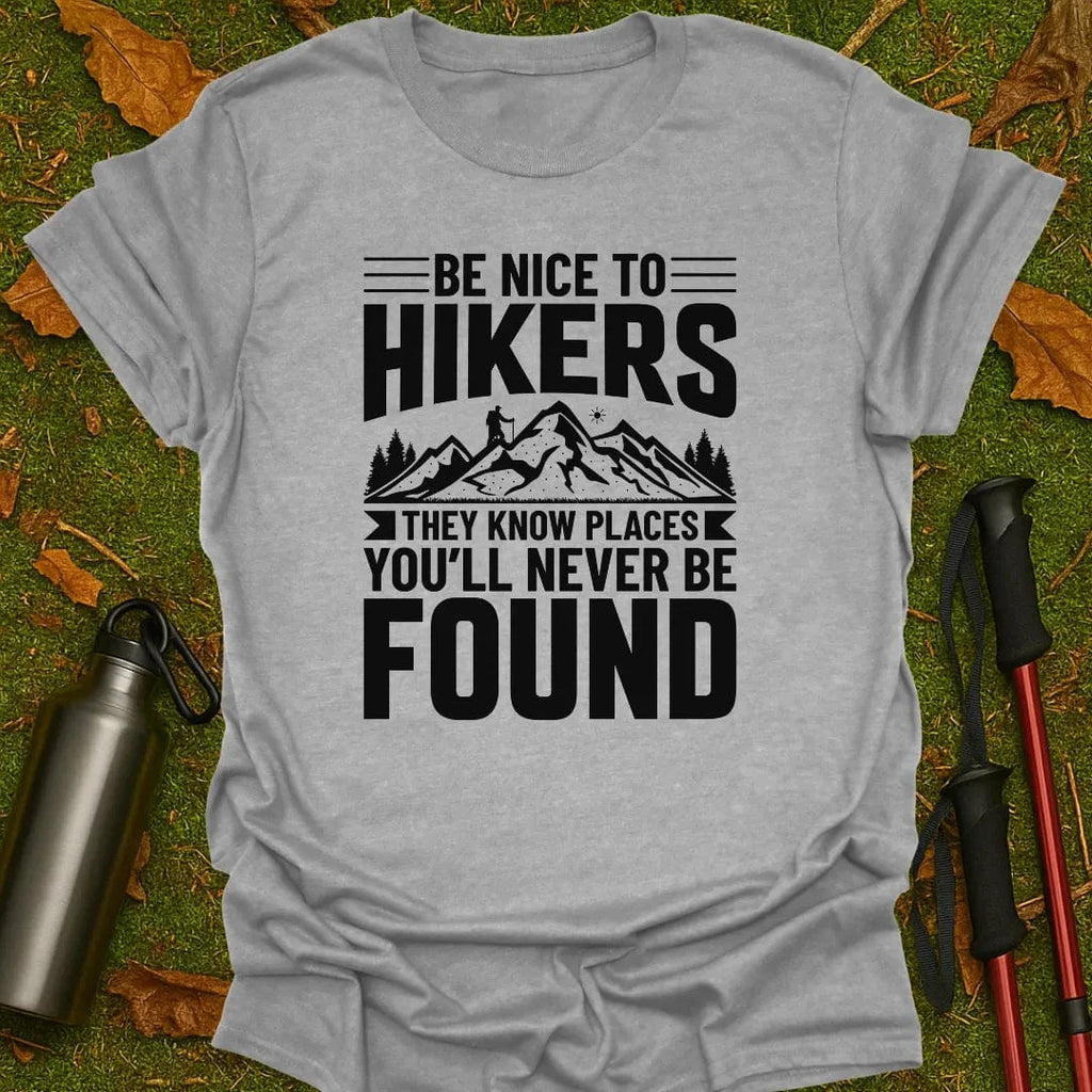 Camiseta Sé amable con los excursionistas