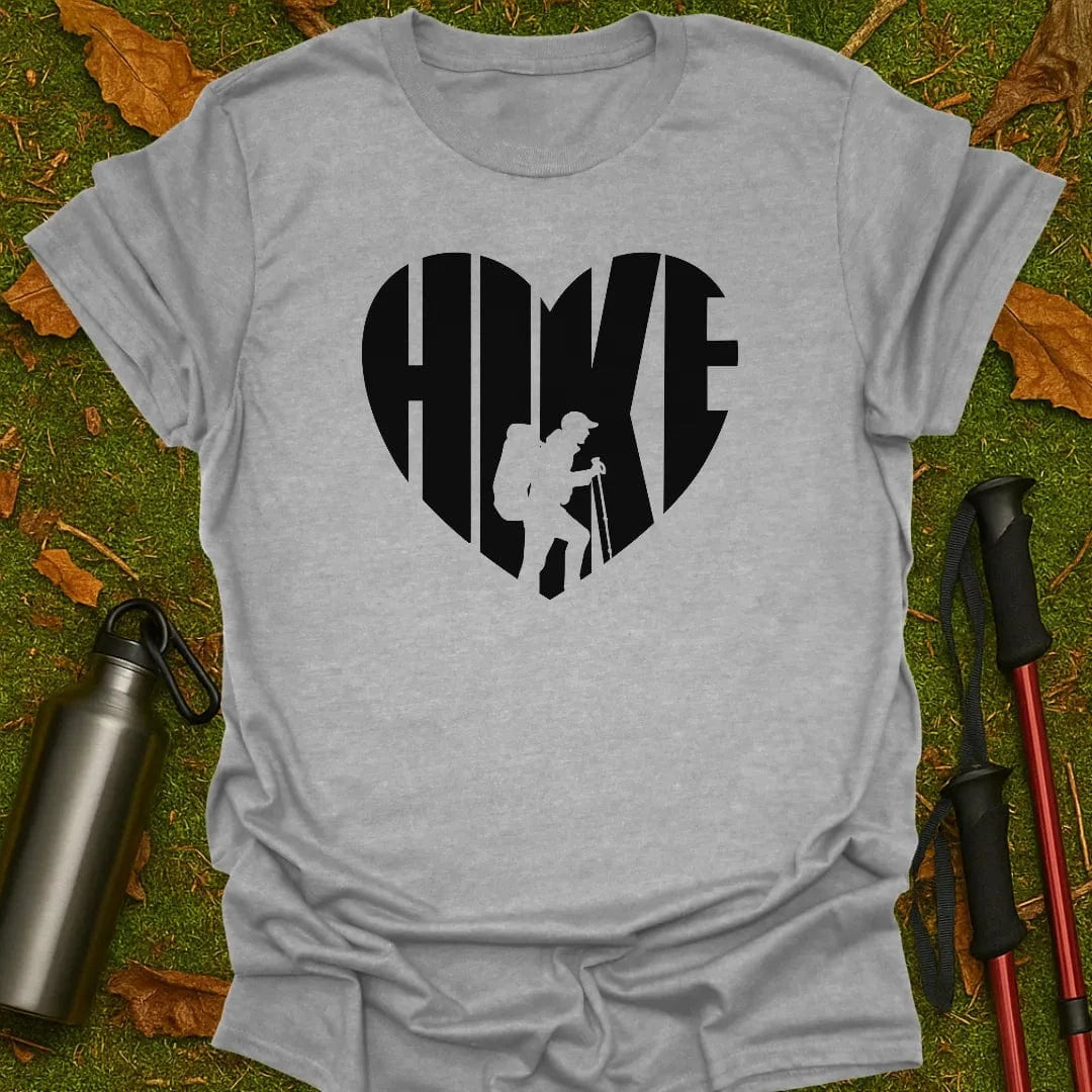 Camiseta Senderismo Corazón