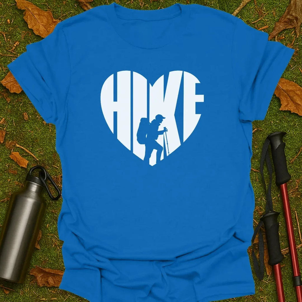 Camiseta Senderismo Corazón