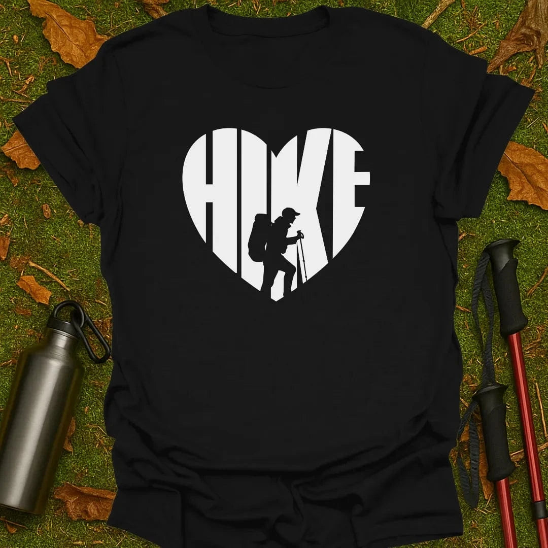 Camiseta Senderismo Corazón
