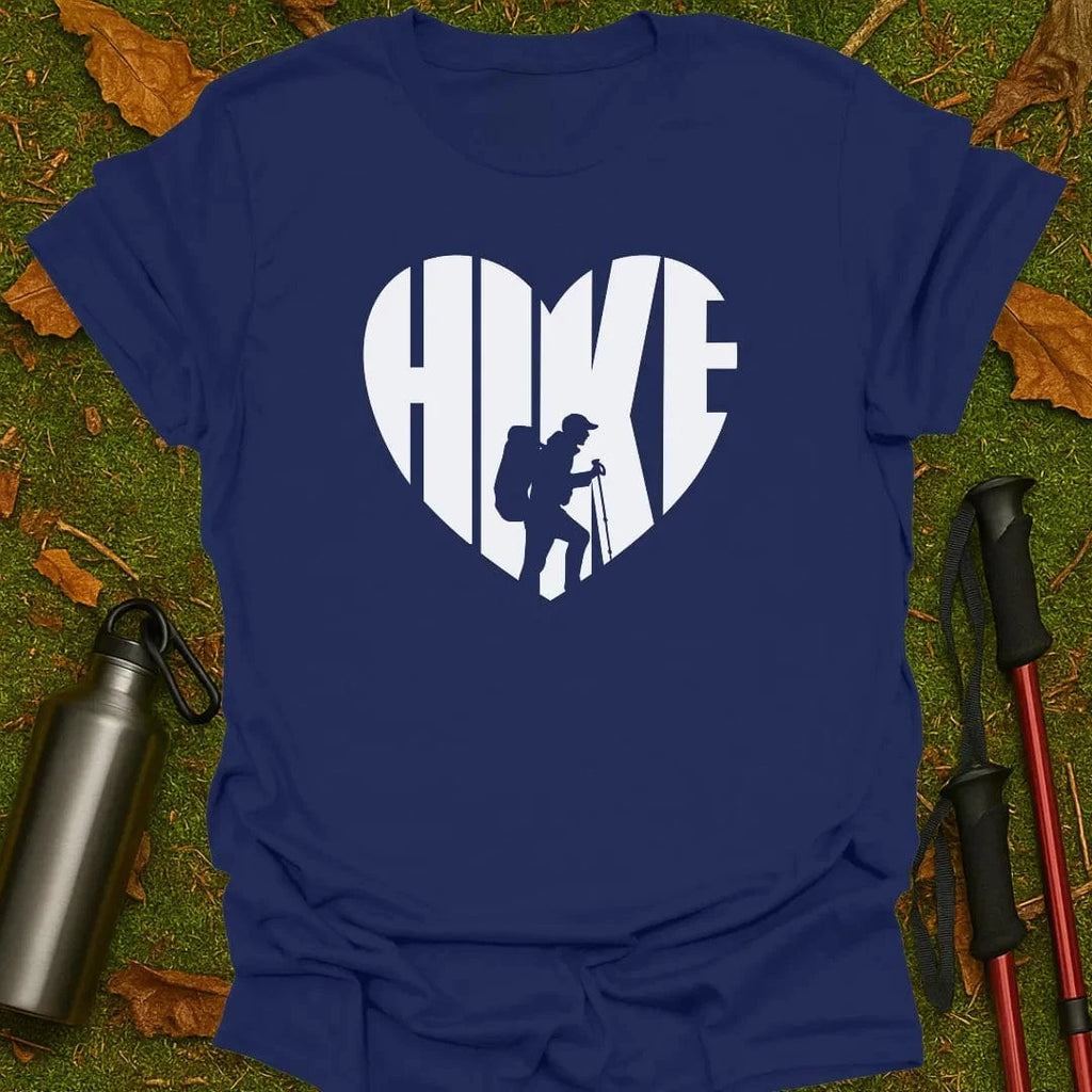 Camiseta Senderismo Corazón