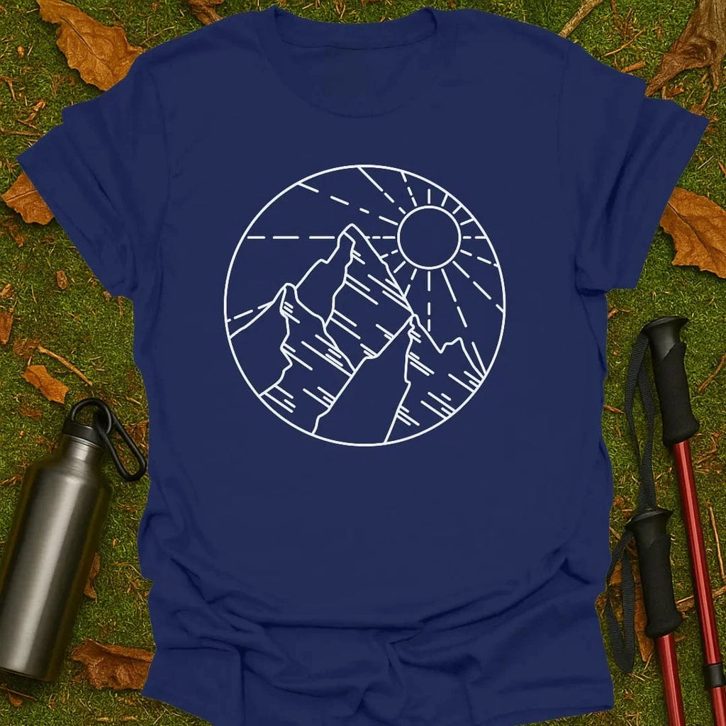 Camiseta Sol y Montañas