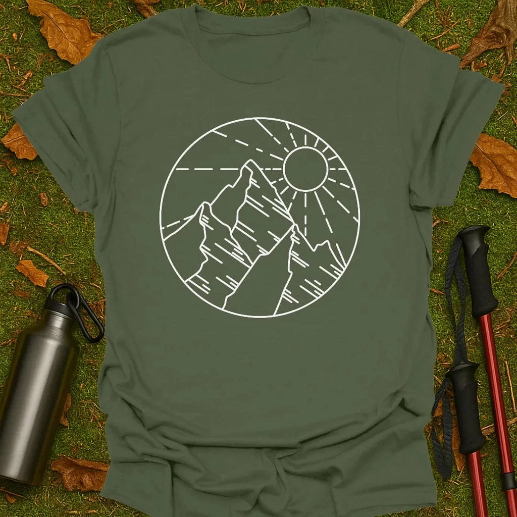 Camiseta Sol y Montañas