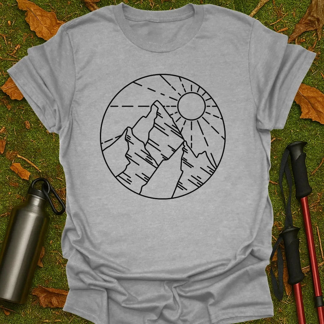 Camiseta Sol y Montañas