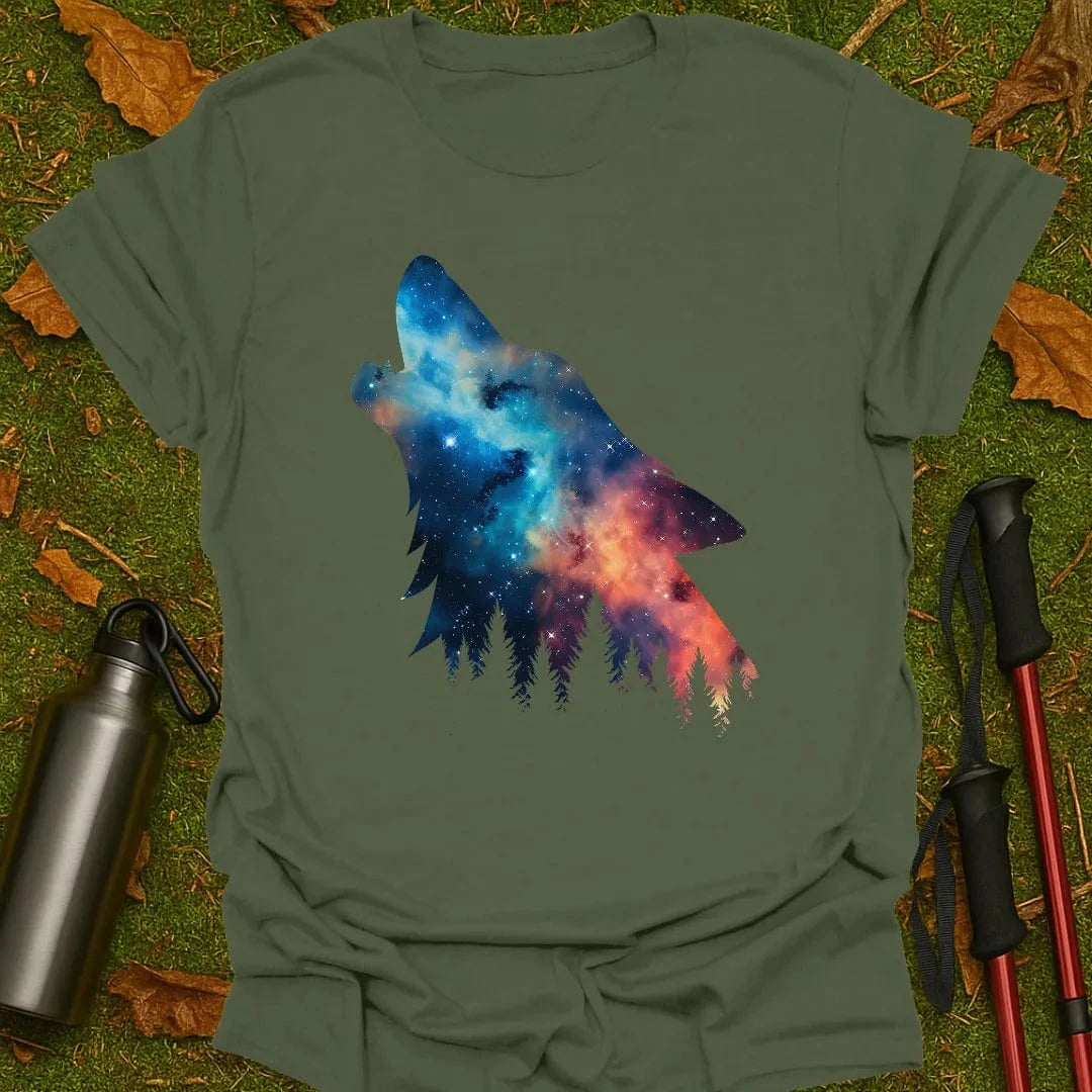 Cosmisch Wolf T-shirt
