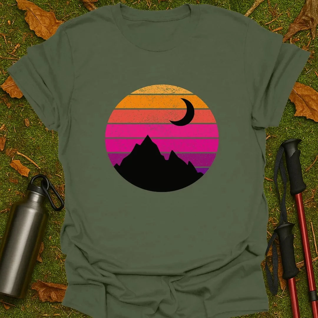 Neon Zonsondergang T-shirt