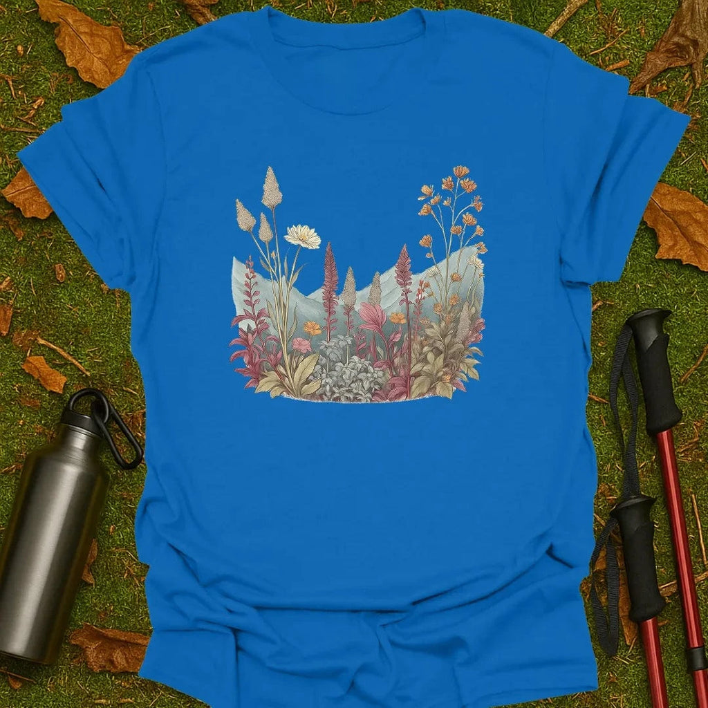 Camiseta de flores silvestres