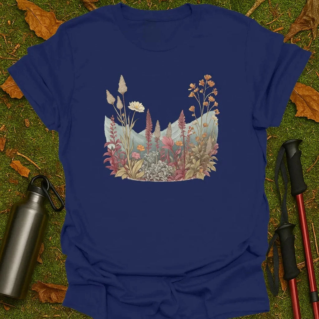 Camiseta de flores silvestres