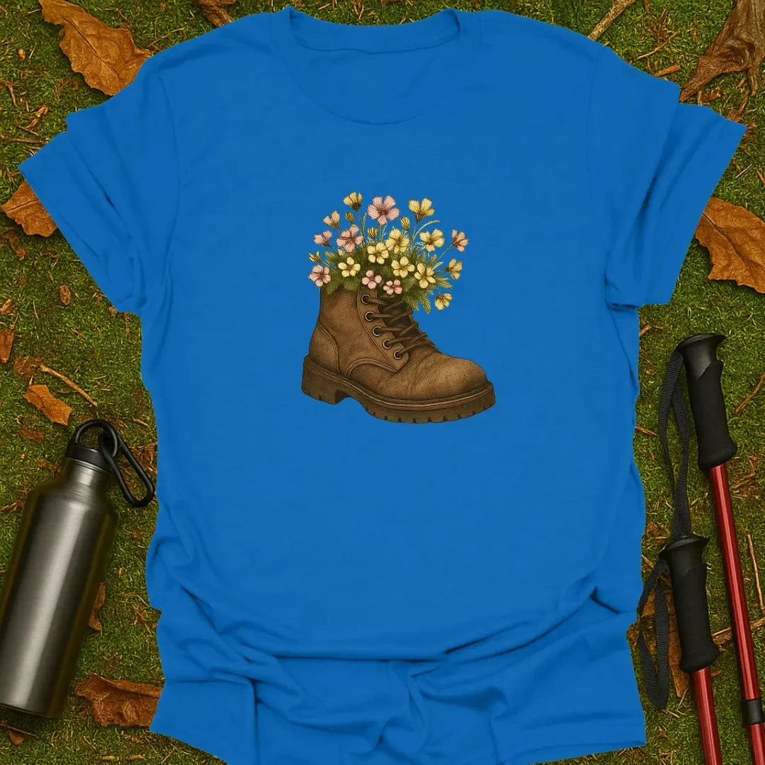 Flowers In Boot T-Shirt