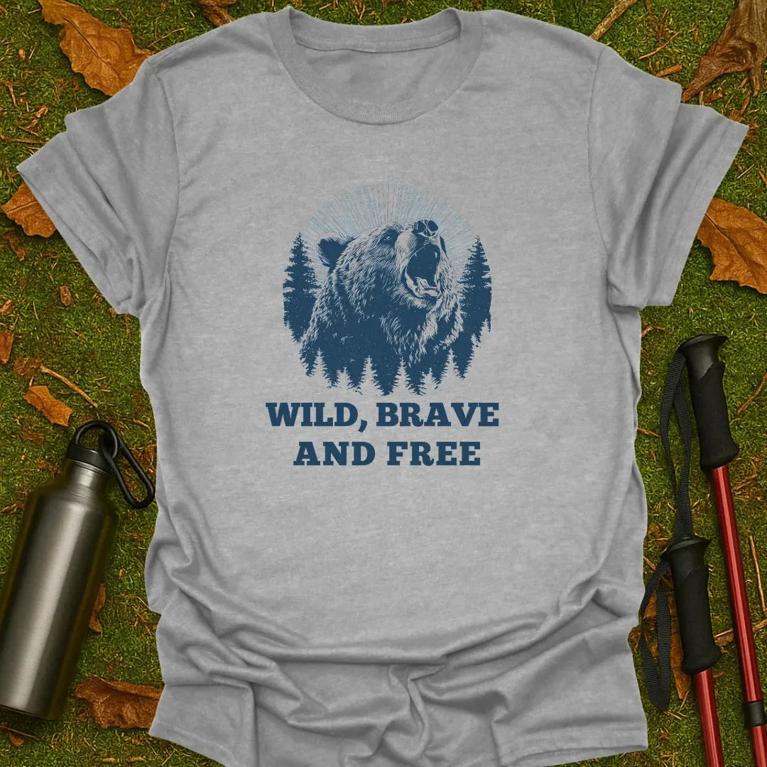 Camiseta Salvaje, Valiente Y Libre