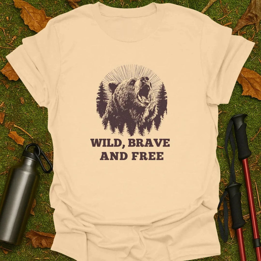 Camiseta Salvaje, Valiente Y Libre