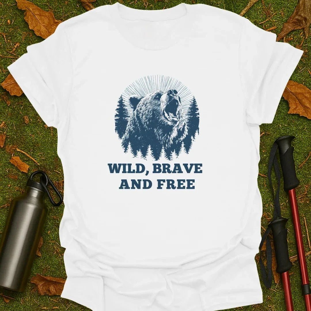 Camiseta Salvaje, Valiente Y Libre
