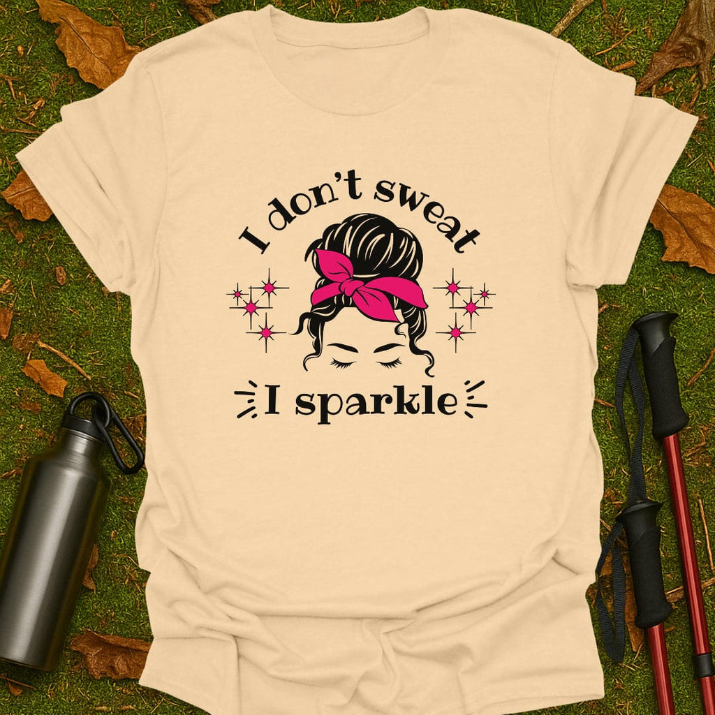 Camiseta "No te agobies, brilla"