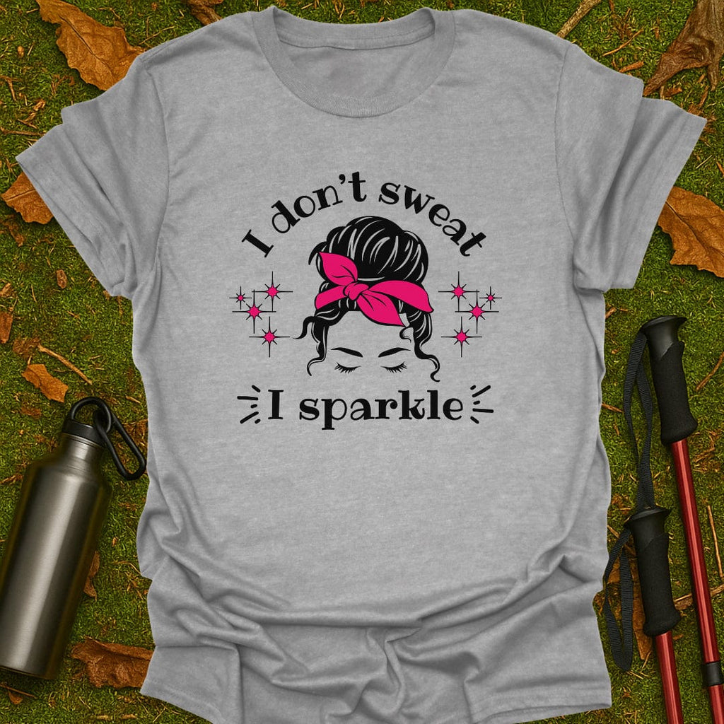 Camiseta "No te agobies, brilla"