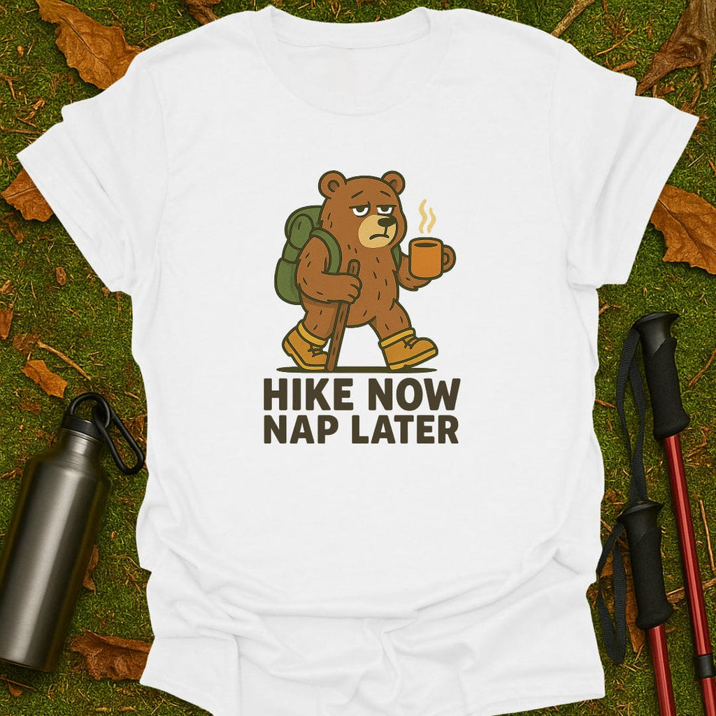 Nu wandelen, later dutten T-shirt