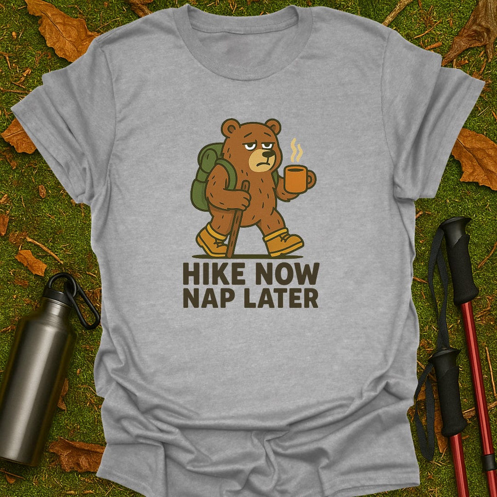 Nu wandelen, later dutten T-shirt