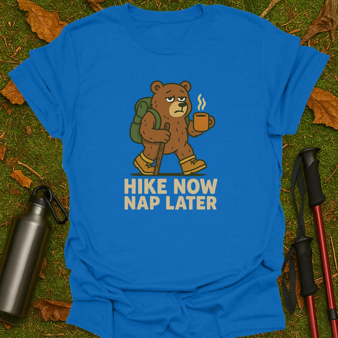 Nu wandelen, later dutten T-shirt