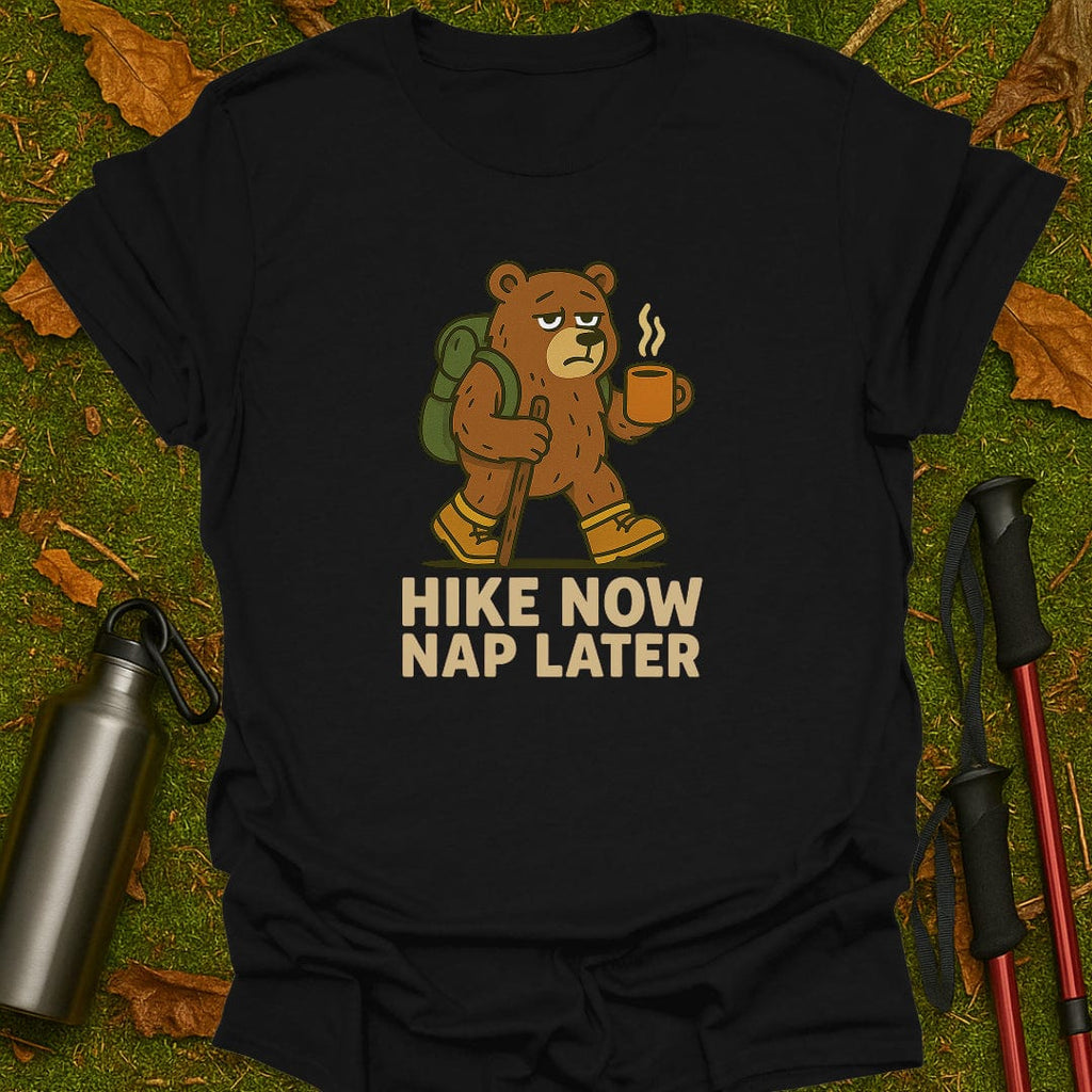 Nu wandelen, later dutten T-shirt