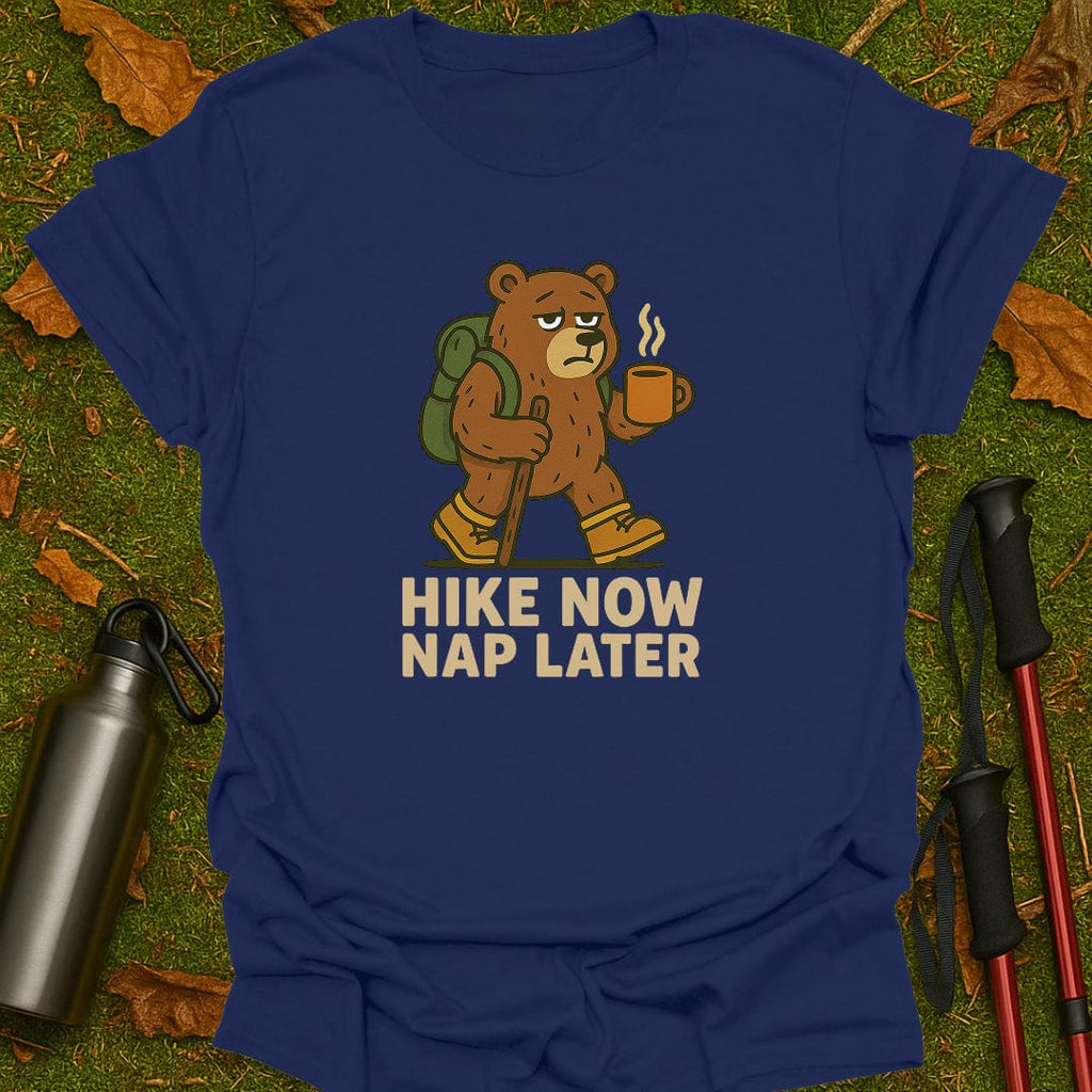 Nu wandelen, later dutten T-shirt