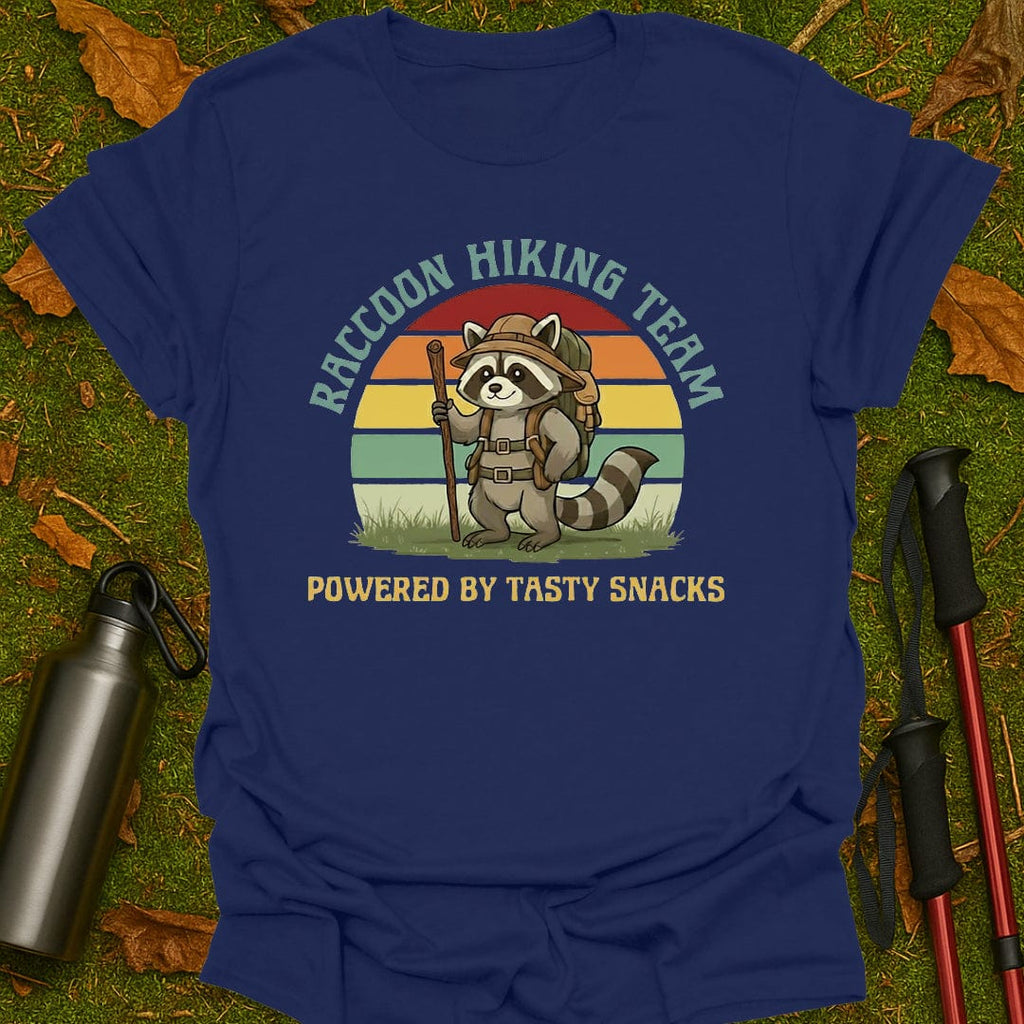 Camiseta del equipo de senderismo mapache