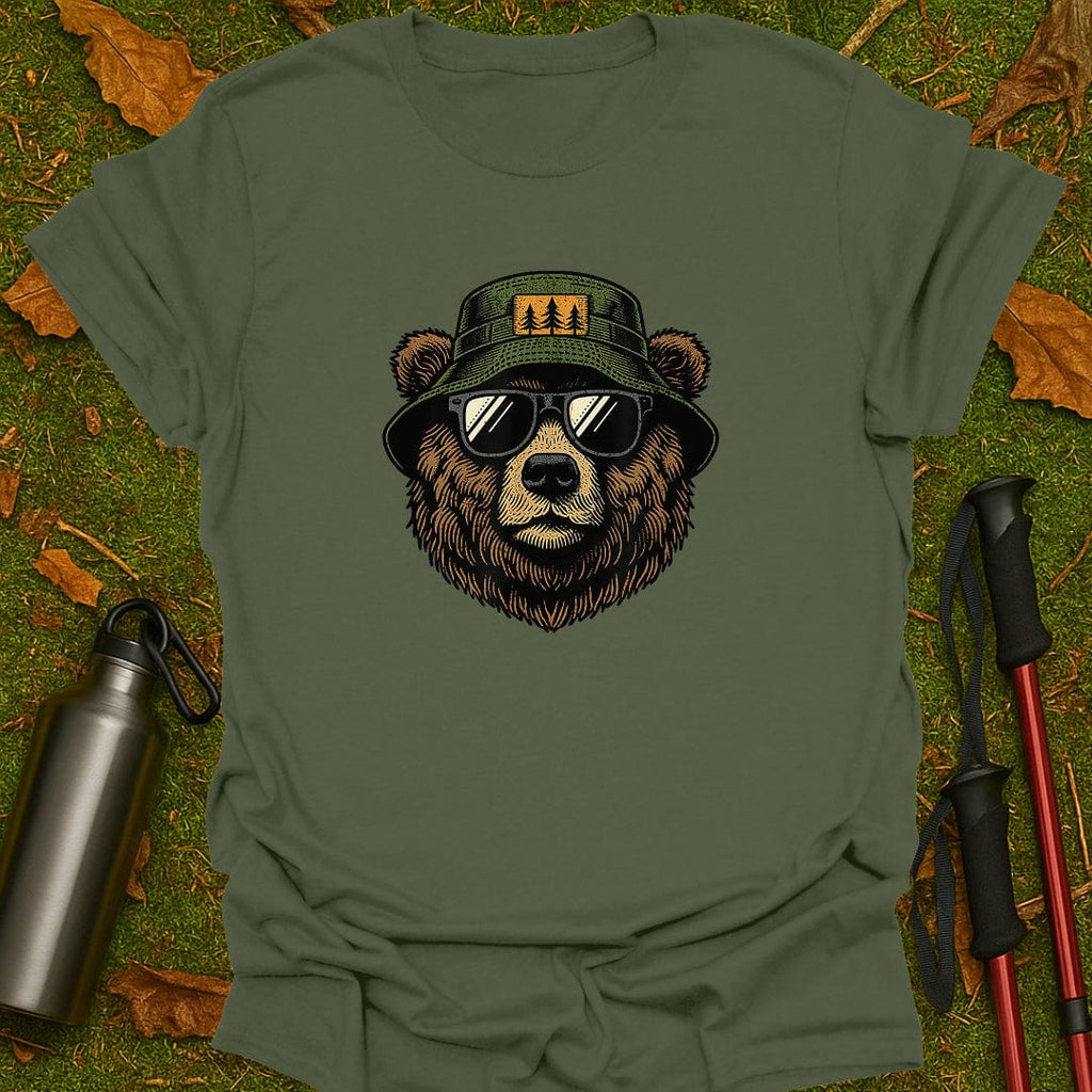 Camiseta de oso montañista