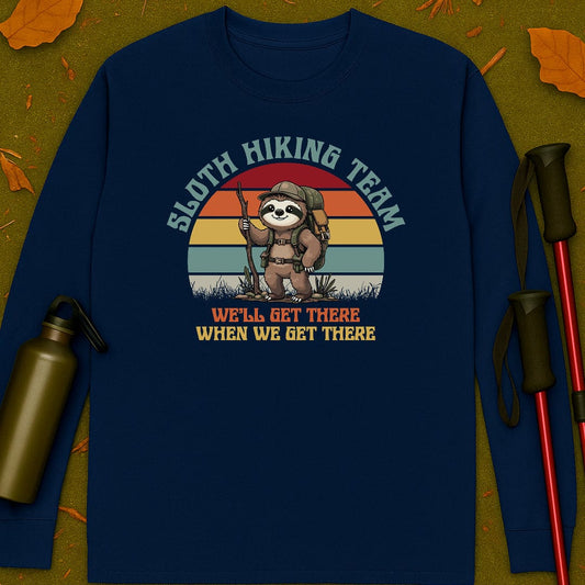 Sloth Hiking Team Long Sleeve T-shirt