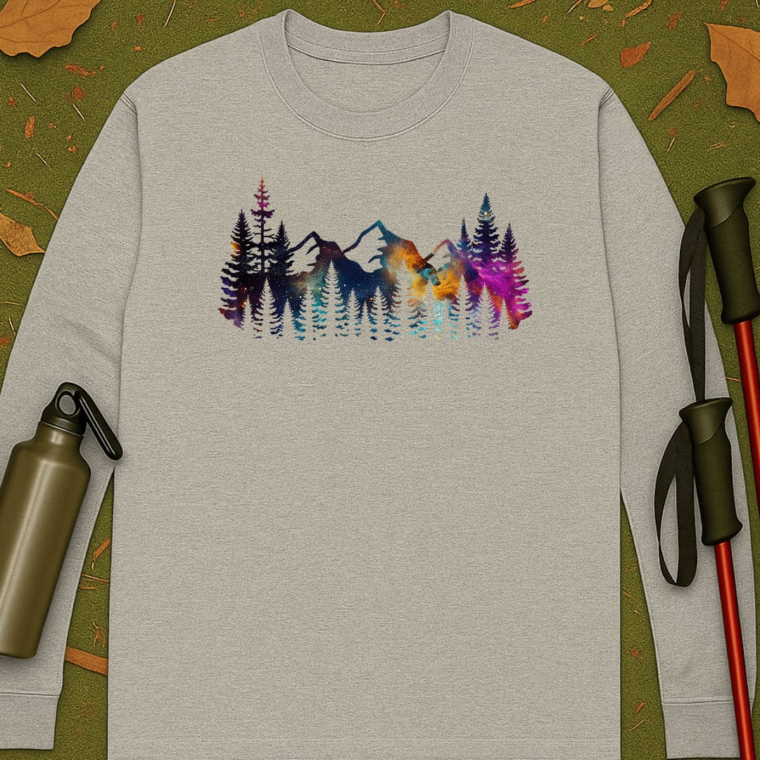 Cosmic Mountains Long Sleeve T-shirt