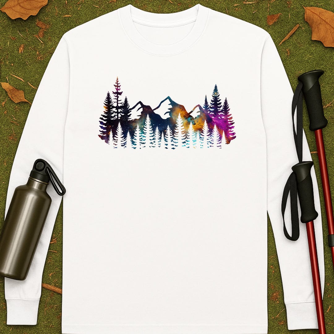 Cosmic Mountains Long Sleeve T-shirt