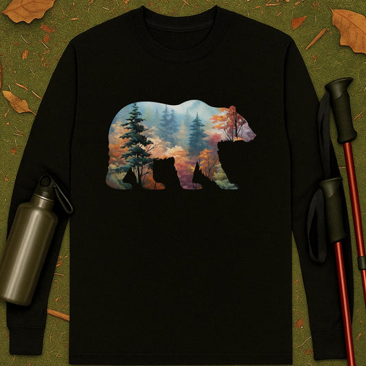 Bear Forest Long Sleeve T-shirt