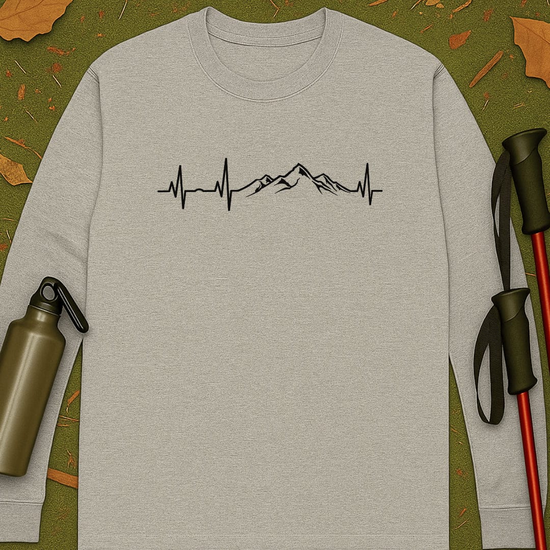 Mountain Heartbeat Long Sleeve T-shirt