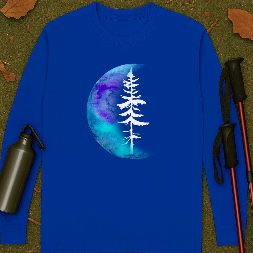 Moon And Pine Long Sleeve T-shirt
