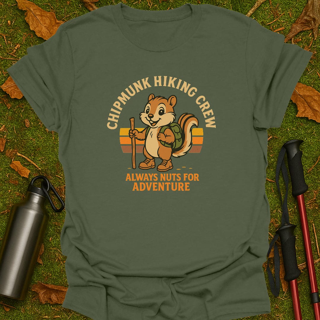 Chipmunk Hiking Crew T-Shirt