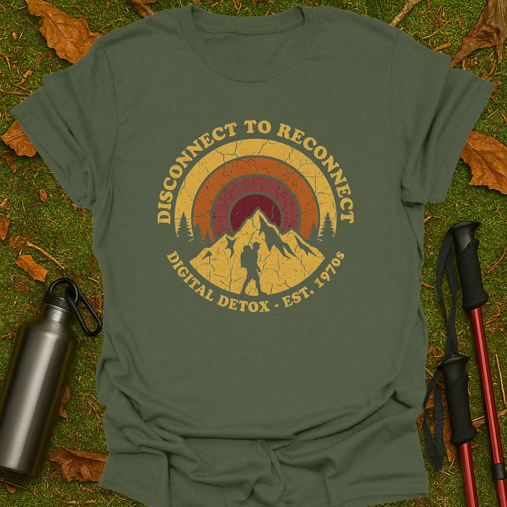 Camiseta Desconectar para Volver a Conectar