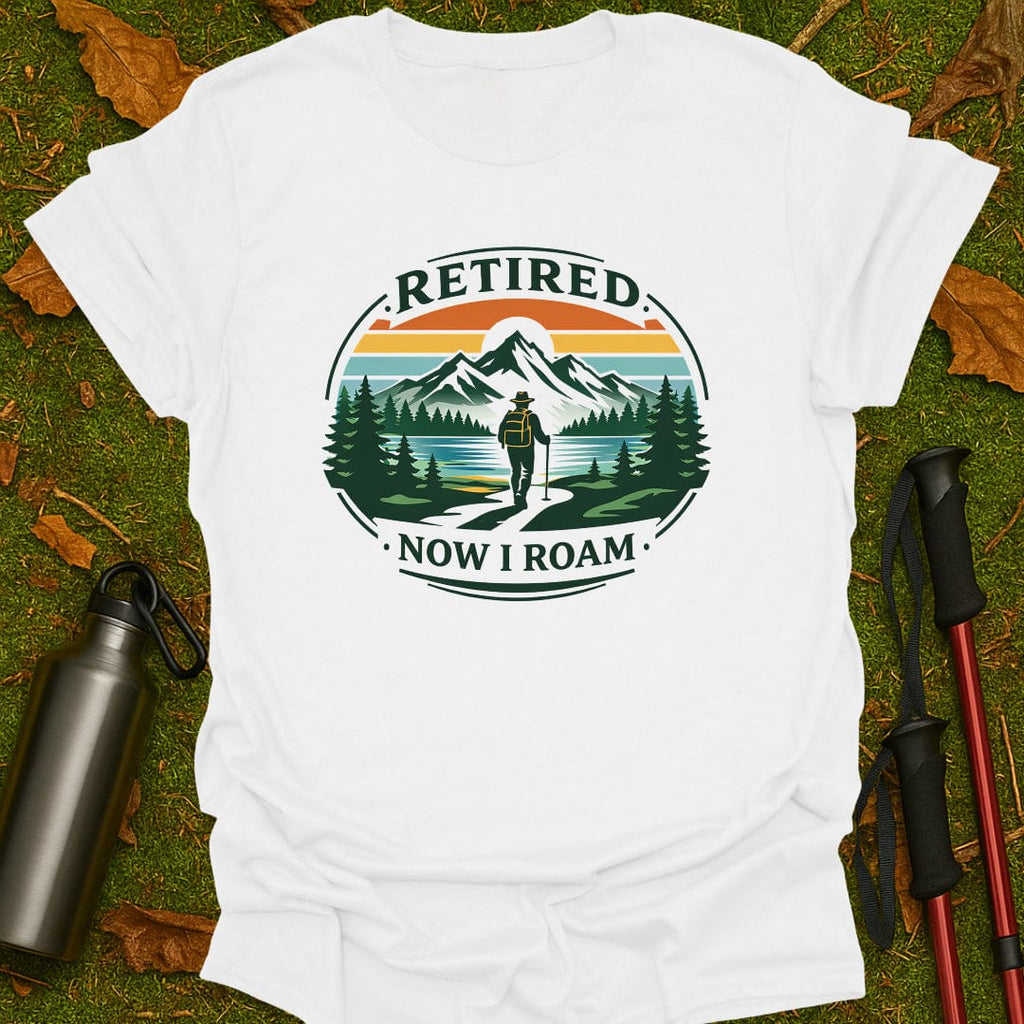 Camiseta de jubilado y viajero