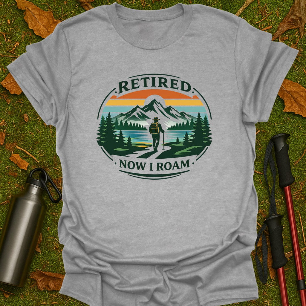 Camiseta de jubilado y viajero